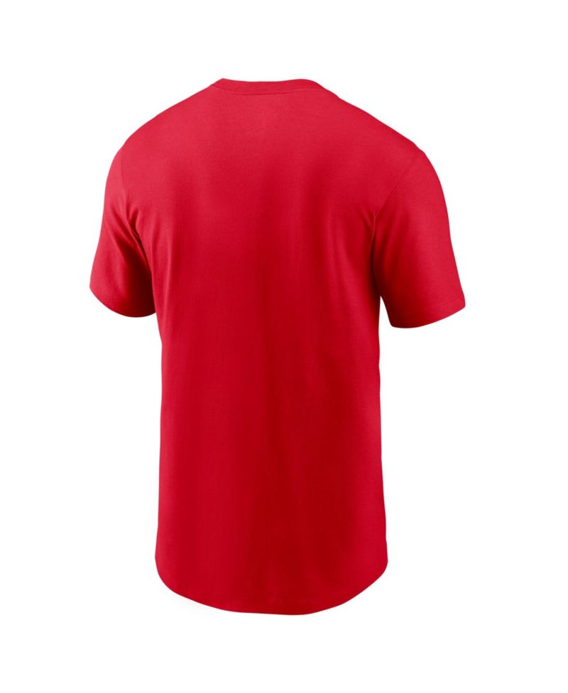 Men's Scarlet Ohio State Buckeyes Primetime Football Icon T-Shirt