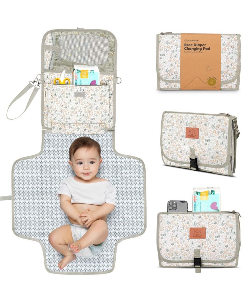 Ezee Diaper Changing Pad, Portable Diaper Changing Mat, Waterproof Foldable Diaper Changing Pad