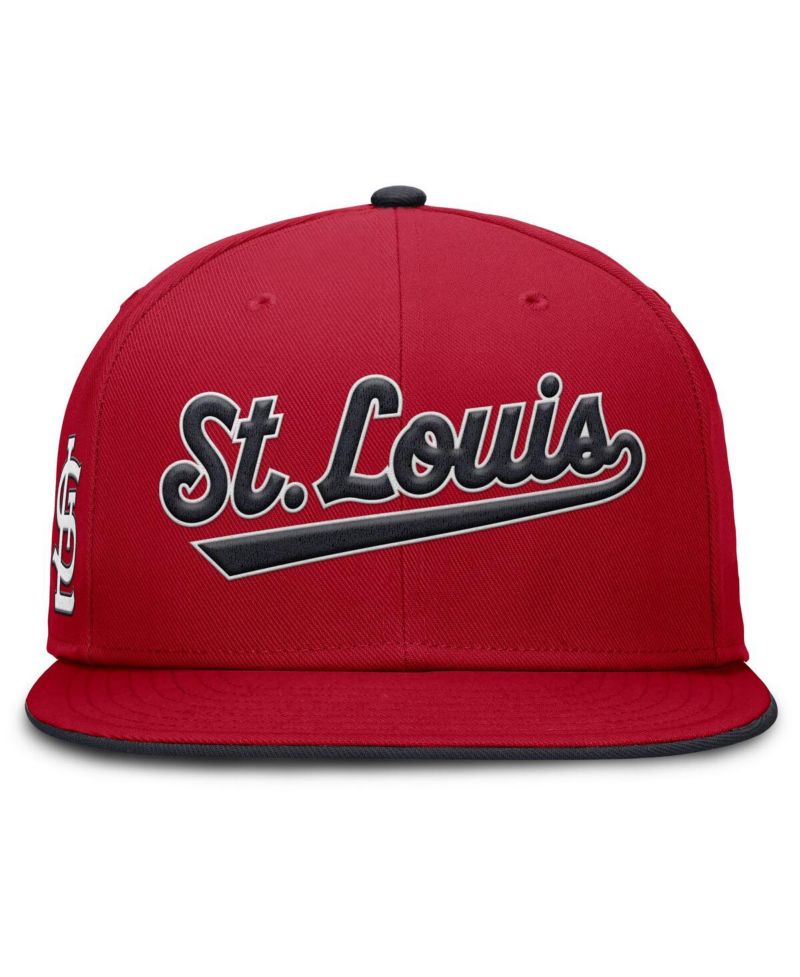 Men's Red St. Louis Cardinals True Performance Fitted Hat
