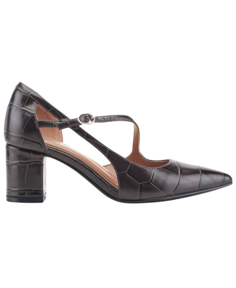Women's Nerina eFlex Leather d'Orsay Asymmetrical Pumps