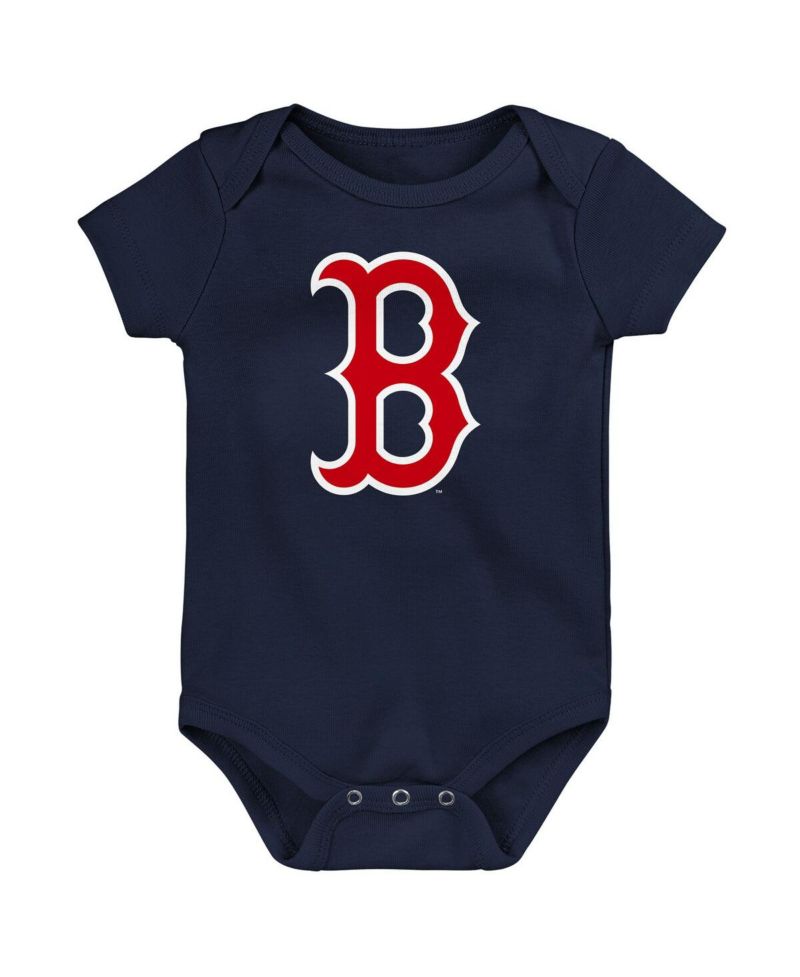 Baby Boys and Girls Boston Red Sox Slide Home Bodysuit 3-Pack