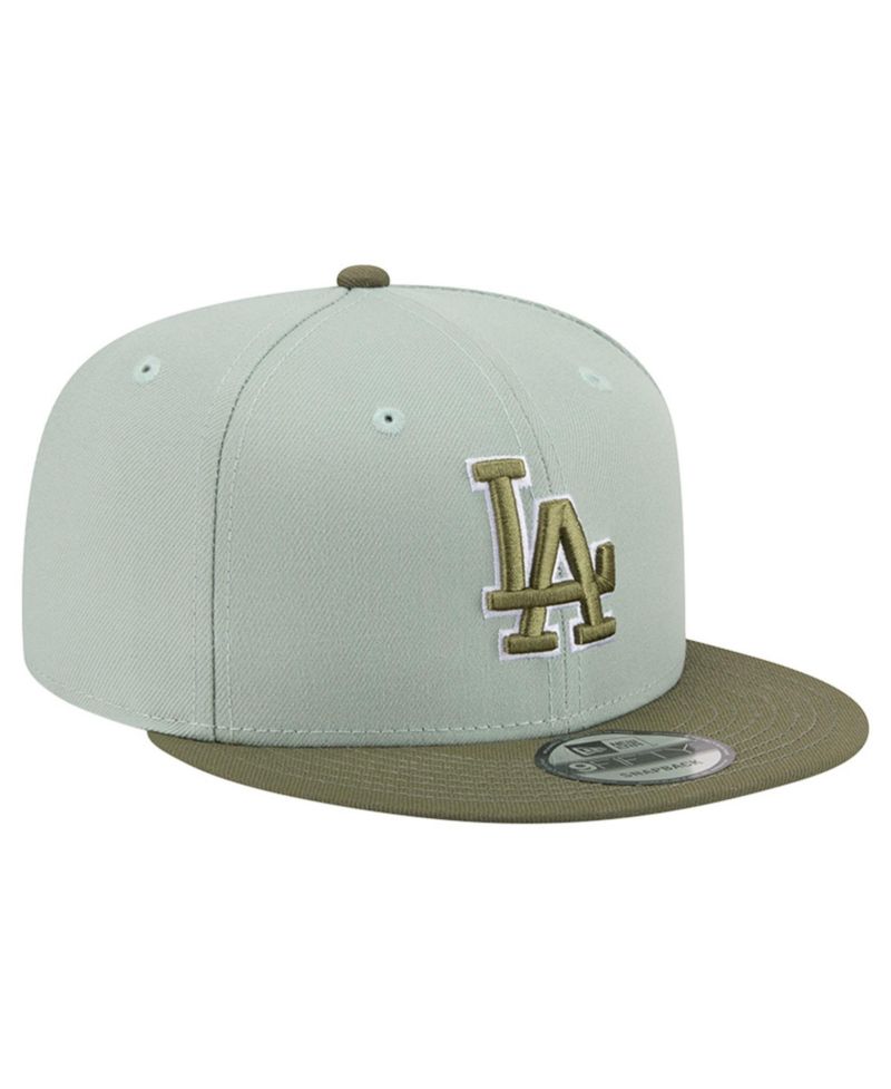 Men's Light Green/Olive Los Angeles Dodgers Color Pack 9FIFTY Snapback Hat