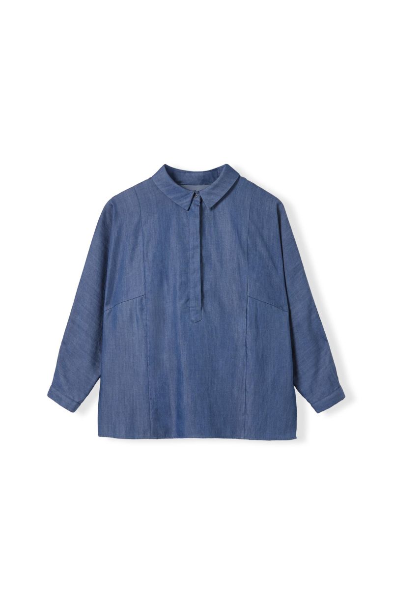 Women's Drapey Pop Over Blouse