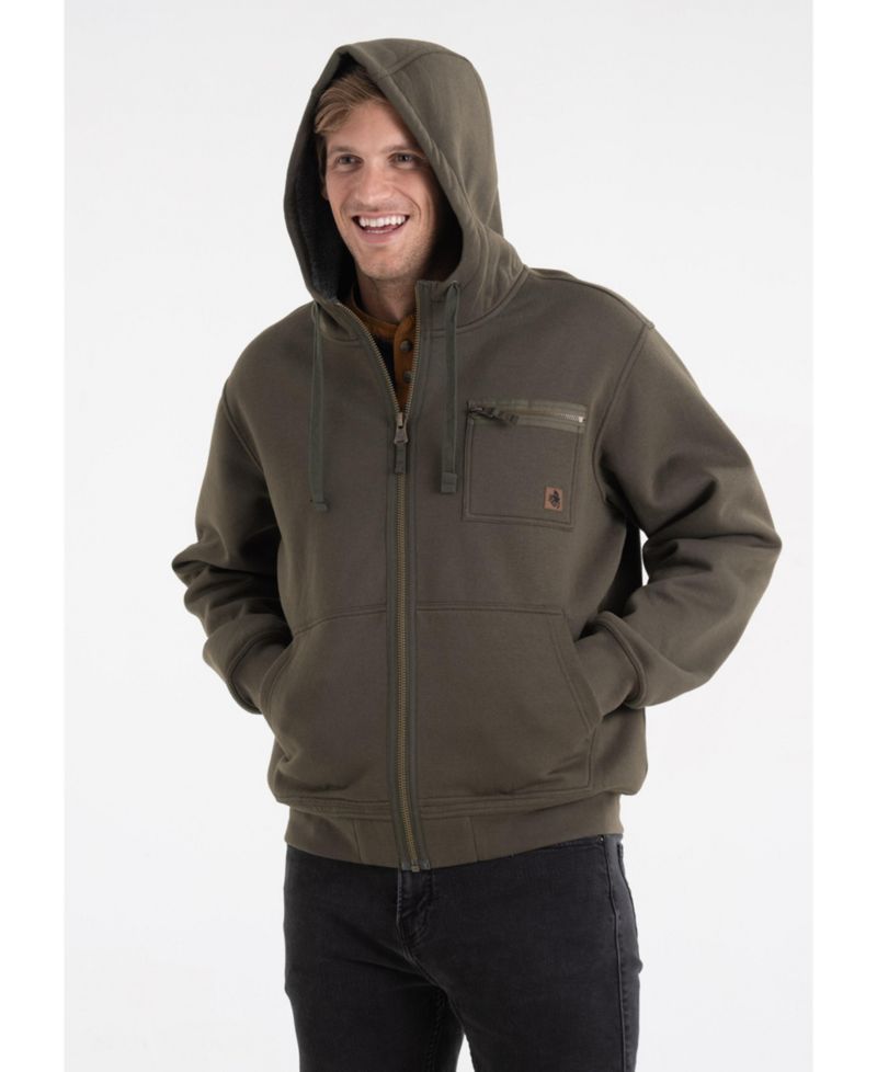 Men's North Woods Berber-Lined Relaxed-Fit Full-Zip Hoodie