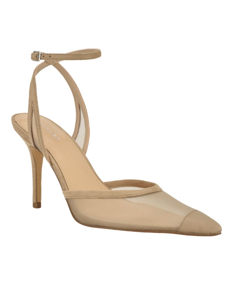 Women's Ozala Mesh Ankle Strap Stiletto Pumps