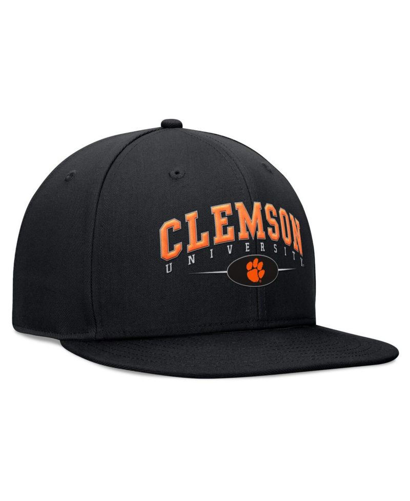 Men's Black Clemson Tigers Bullpen Snapback Hat