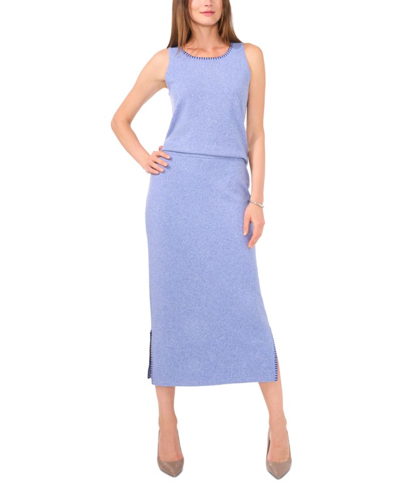 Women's Whipstitched Midi Sweater Skirt