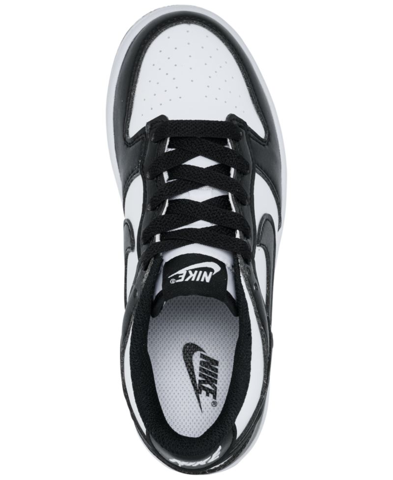 Little Girls Dunk Low Leather Sneakers from Finish Line