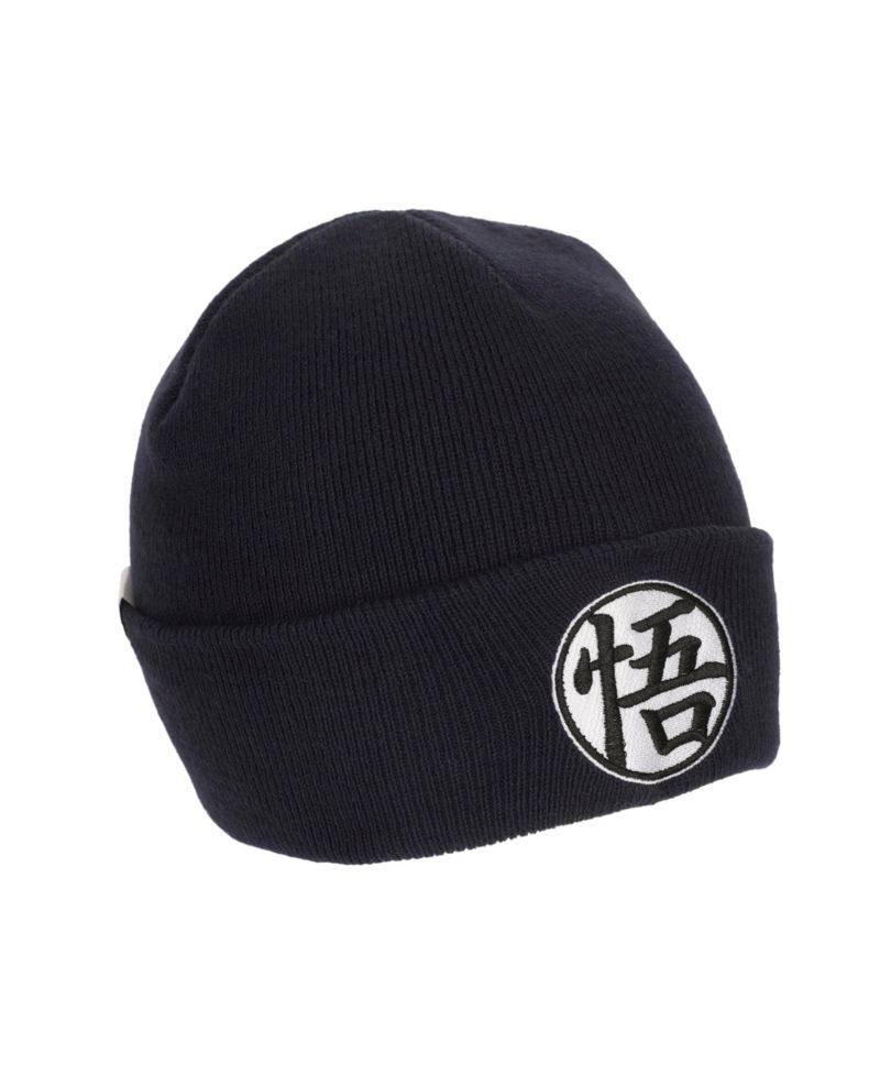 Men's Goku Symbol Embroidery On Acrylic Knit Standard Cuff Beanie