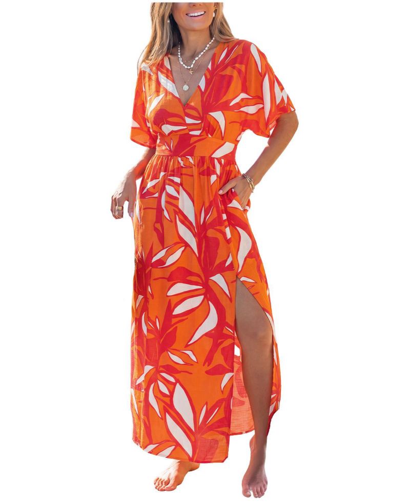 Women's Feel It in My Soul Tropical Midi Beach Dress