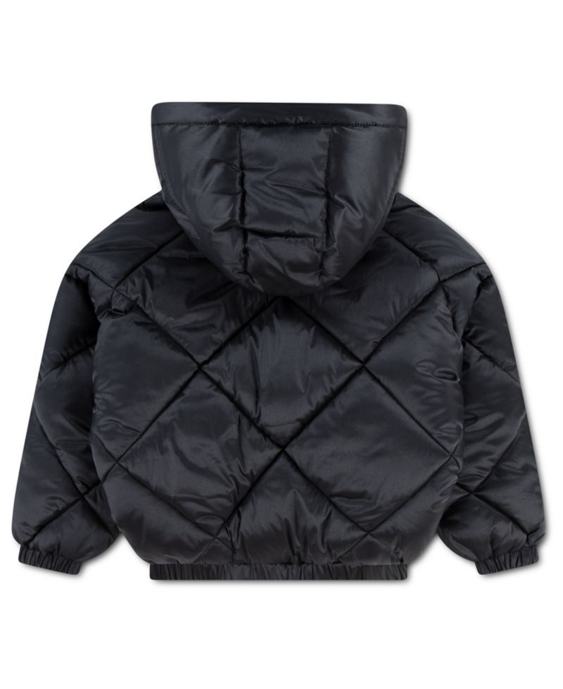 Girls' 7-16 Diamond Quilted Midweight Puffer Jacket