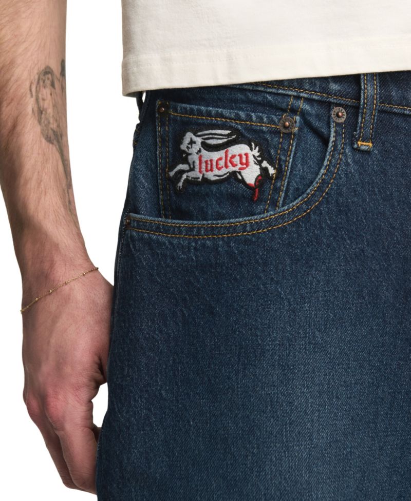 Men's 11" Baggy Dark Matter Denim Shorts