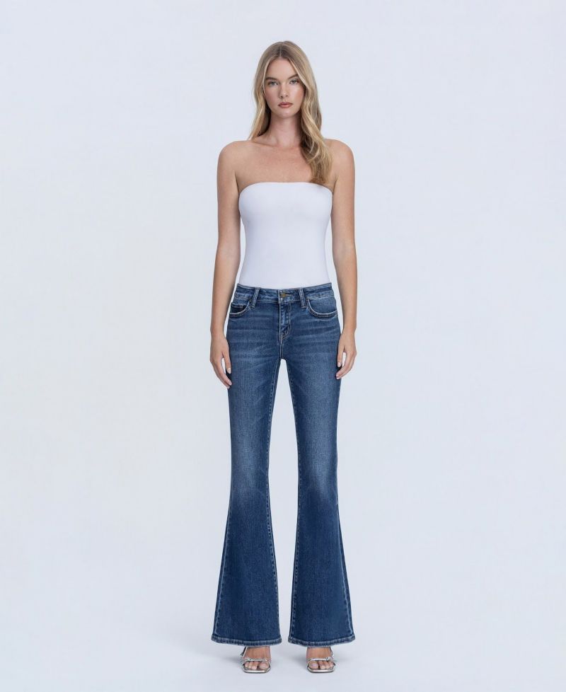 Women's Low Rise Easy Flare Jeans