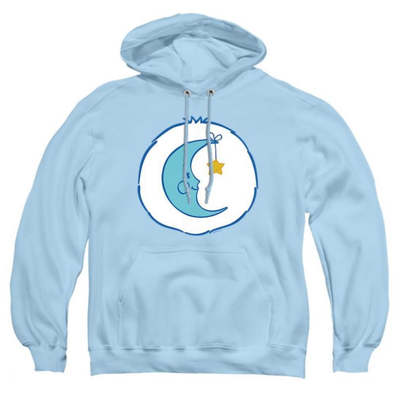 Men's Bedtime Belly Hooded Pullover Graphic Poly-Cotton Blend Hoodie