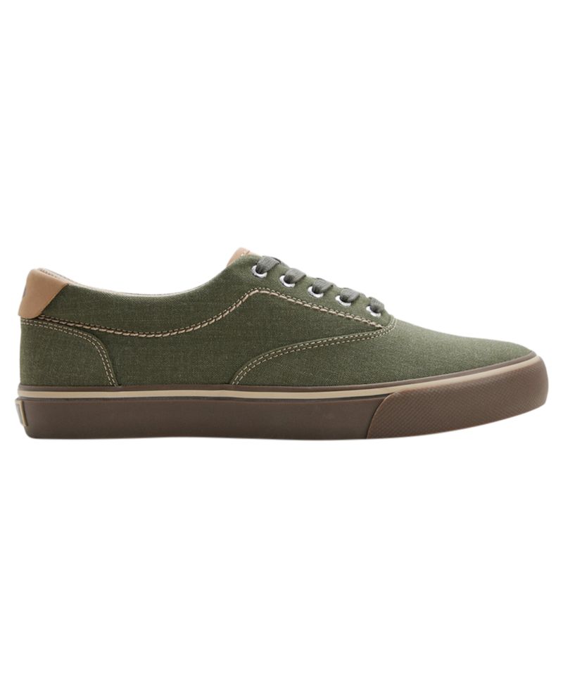 Men's Circular Vamp Round-Toe Sneakers