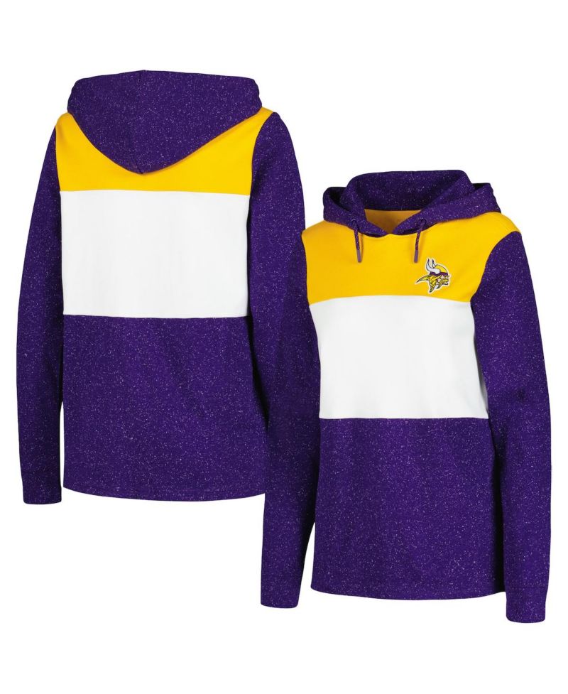 Women's Purple Minnesota Vikings Wicket Pullover Hoodie