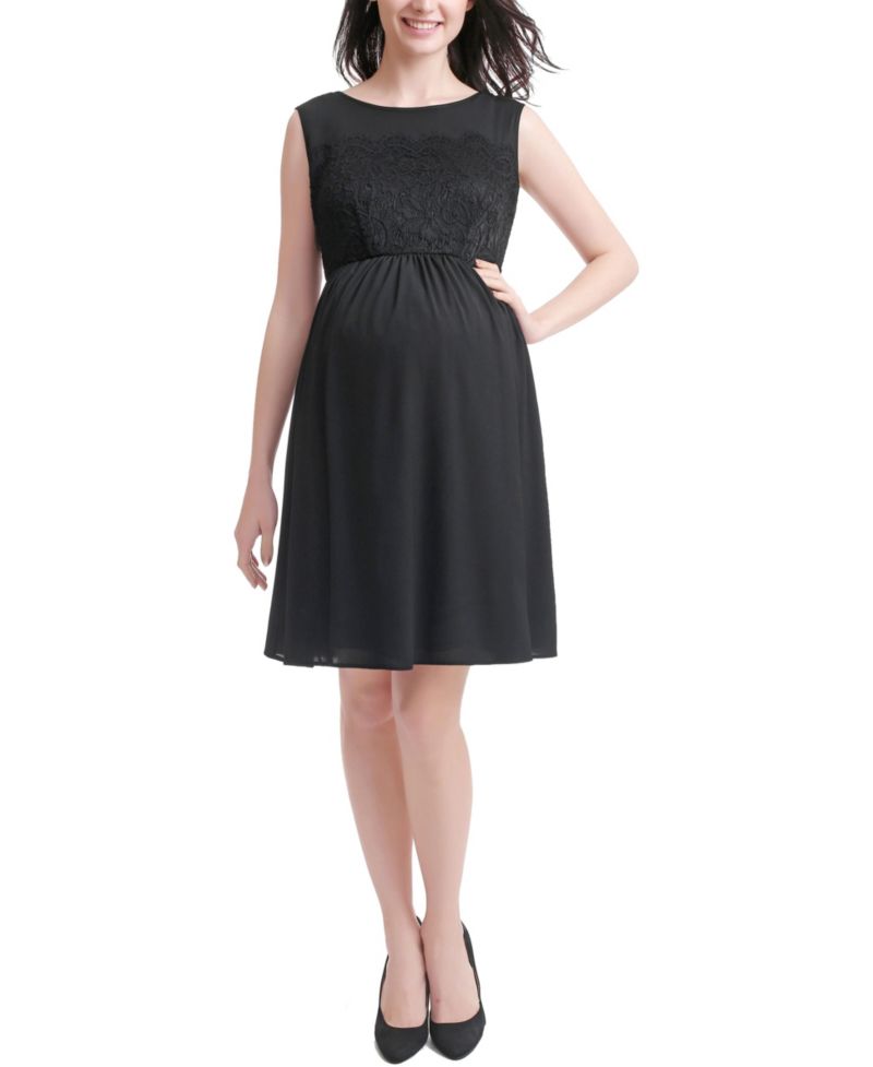 Women's Lace & Mesh Skater Dress
