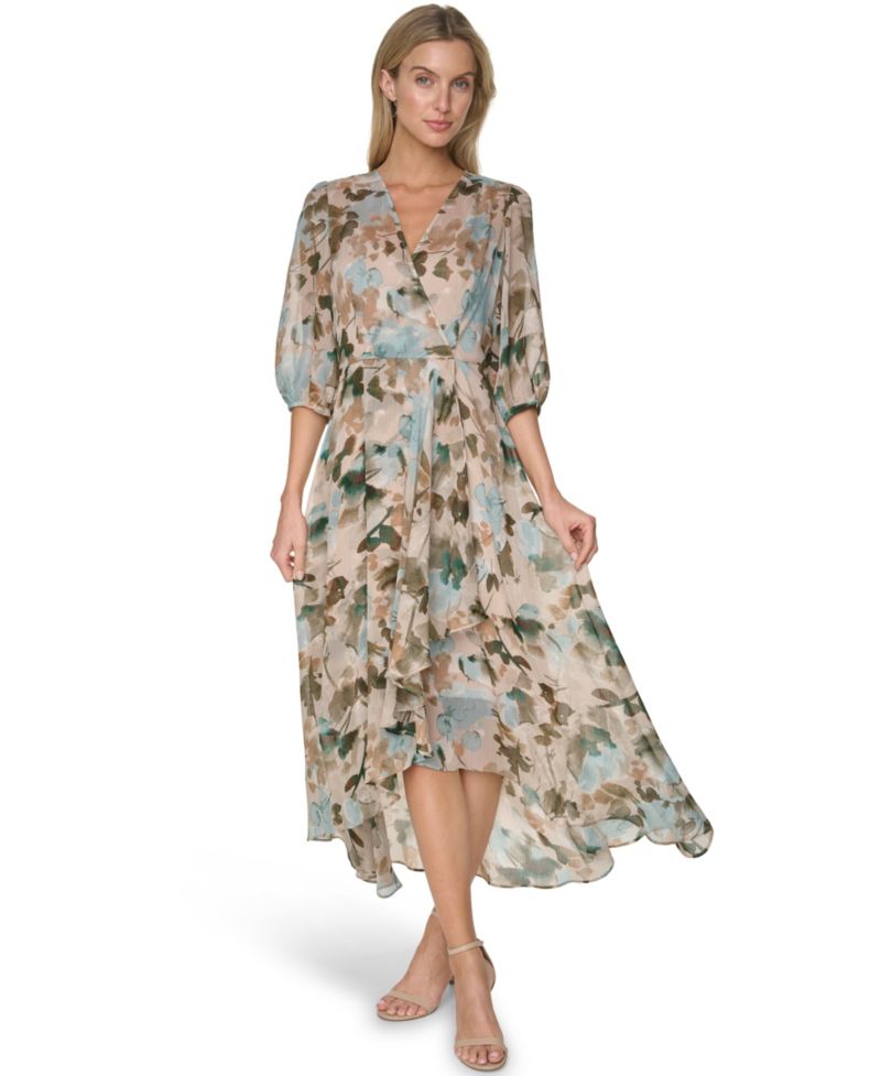 Women’s V-Neck High-Low Dress