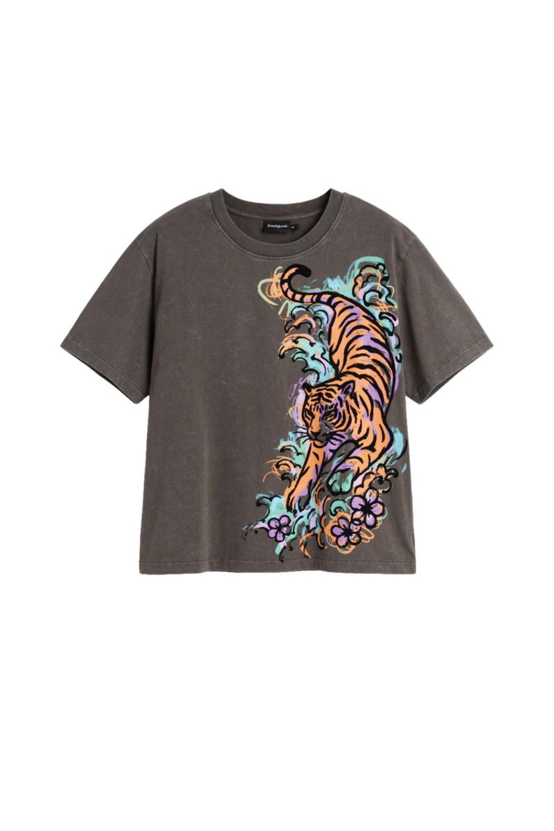 Women's Tiger T-Shirt 100% Cotton