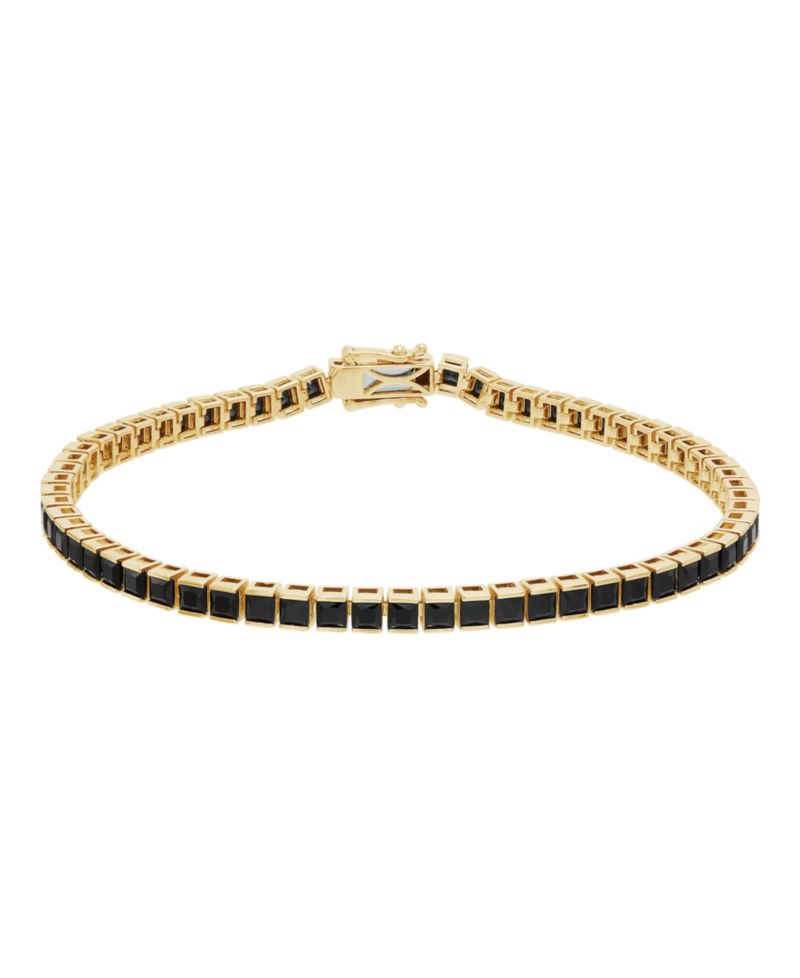 Onyx Bracelet (12-5/8 ct. t.w.) in 14k Yellow Gold-Plated Sterling Silver