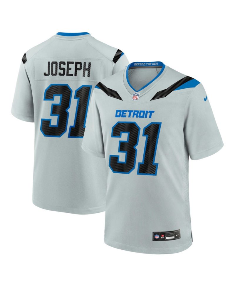 Men's Kerby Joseph Silver Detroit Lions 2026 Rivalries Collection Game Jersey