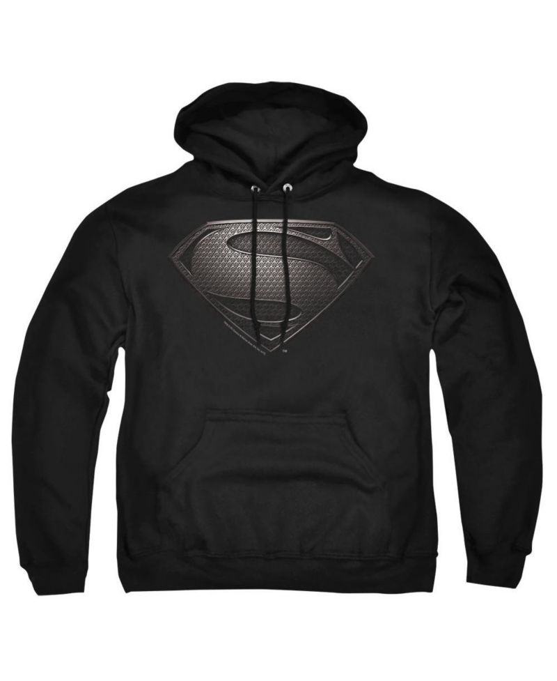 Men's Man Of Steel Mos Desaturated Graphic Pull-Over Hoodie