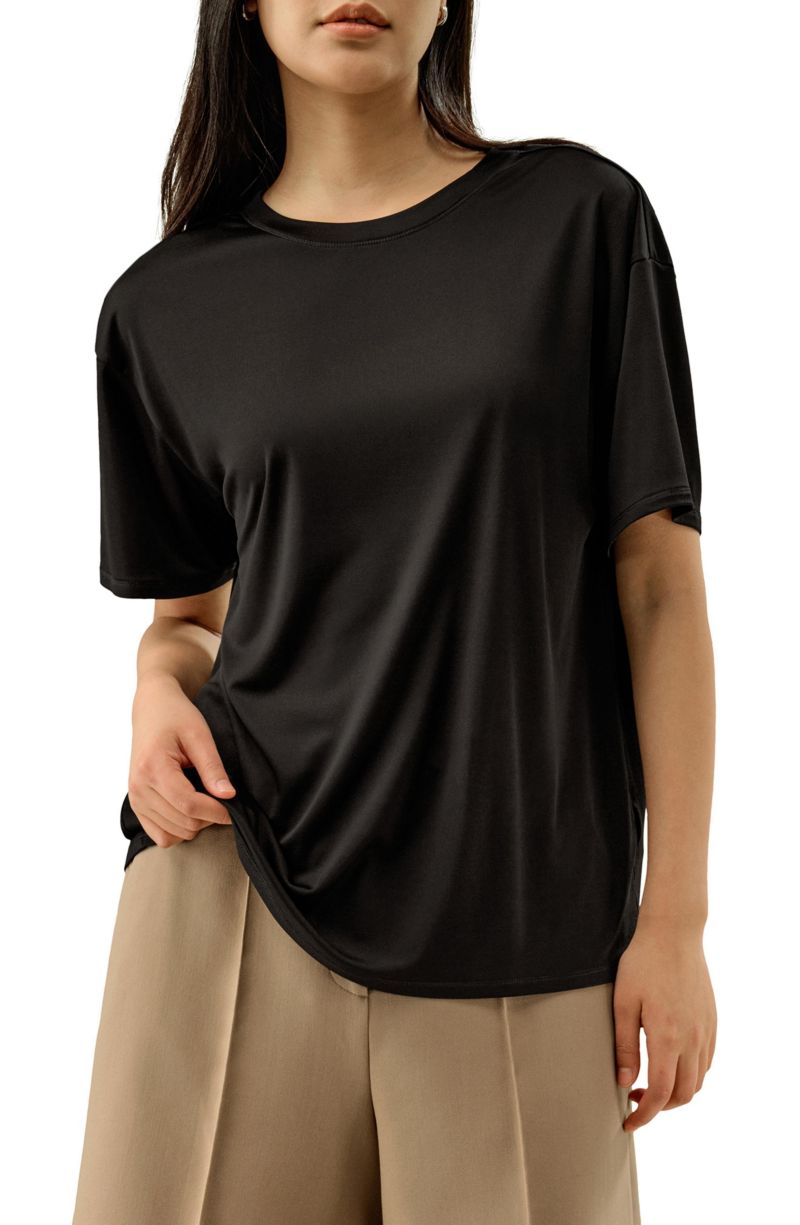 Women's Silk Jersey Oversized Tee