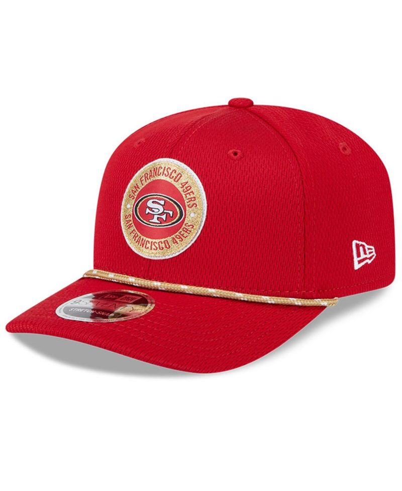 Men's Scarlet San Francisco 49ers 2024 Sideline 9SEVENTY Stretch-Snap Hat