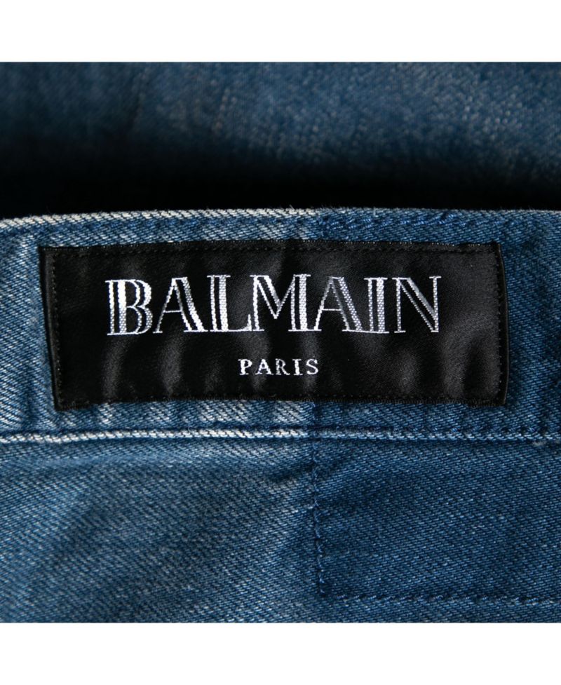 Men's Distressed Denim Frayed Edged Shorts