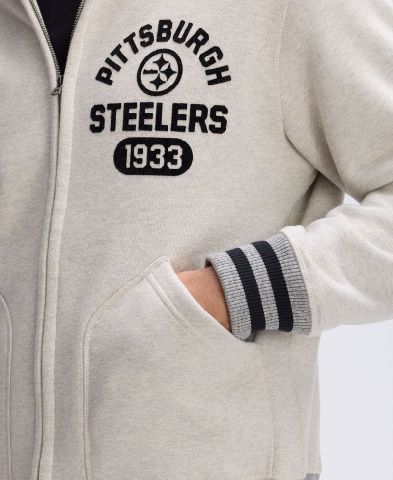 Men's Pittsburgh Steelers IconicFleece Full-Zip Jacket