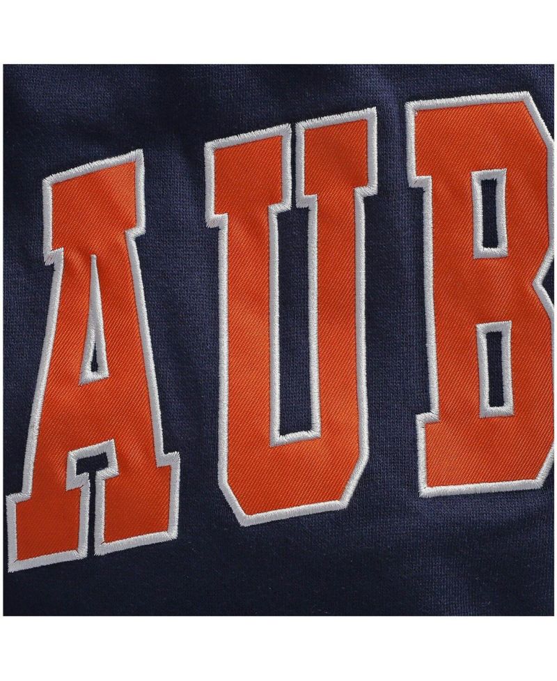 Men's Navy Auburn Tigers Big and Tall Full-Zip Hoodie