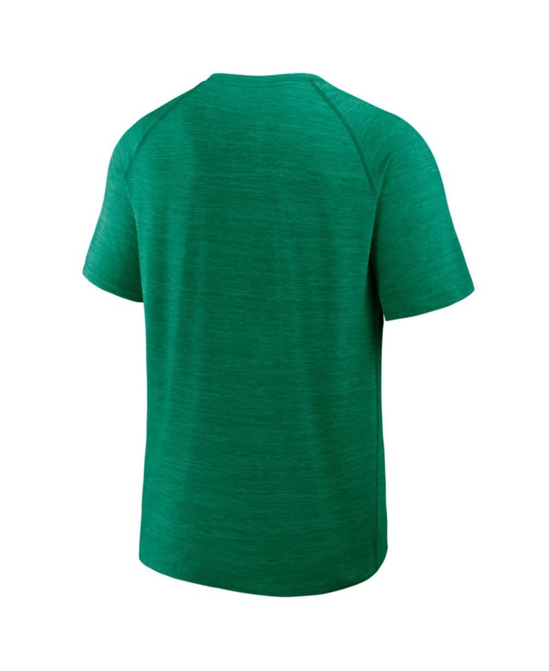 Men's Heather Kelly Green Dallas Stars Breakaway Clutch Raglan T-Shirt