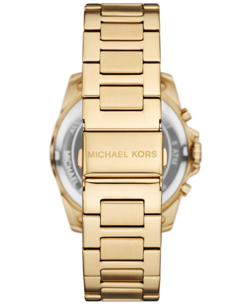 Men's Alek Chronograph Gold-Tone Stainless Steel Watch 44mm