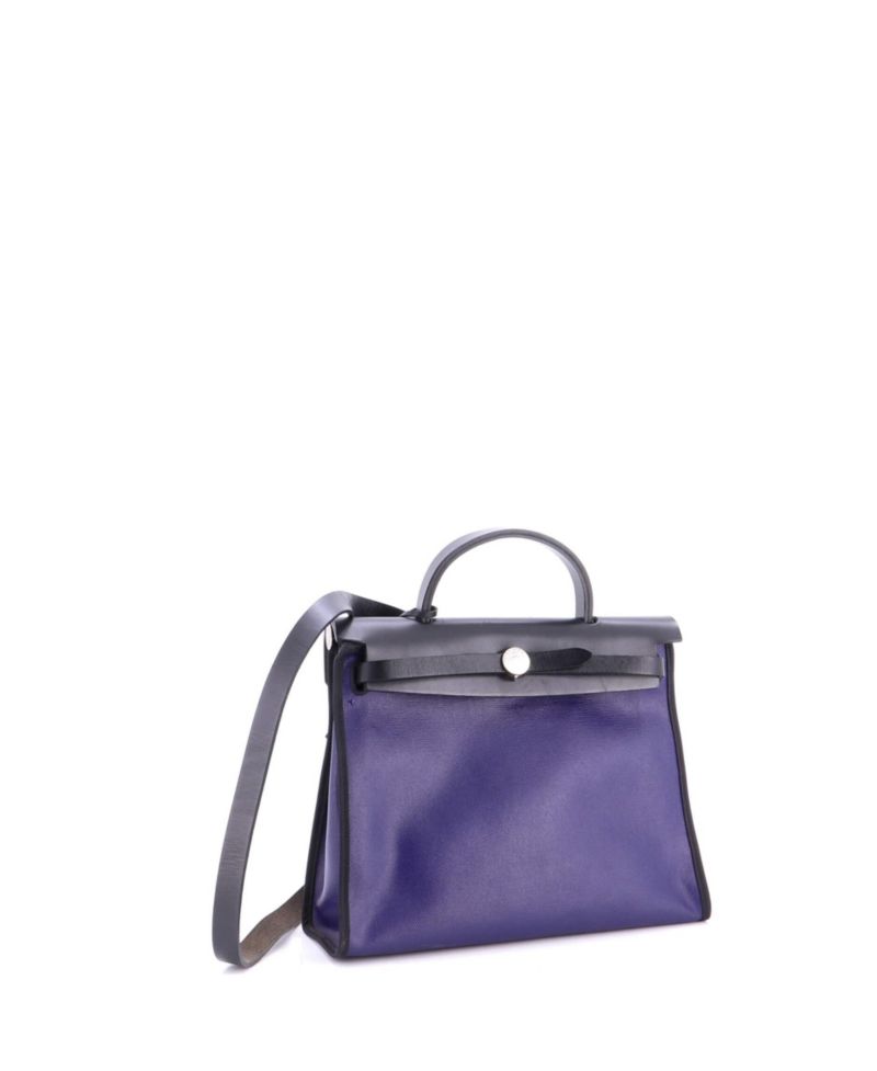 31 Herbag Zip Berline Vache Canvas and Leather