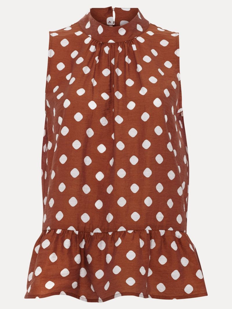 Women's Indie Brown Blouse