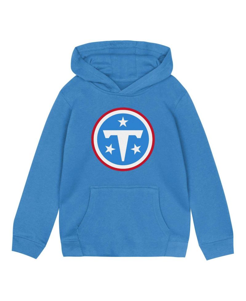 Toddler Light Blue Tennessee Titans Primary Logo Fleece Hoodie