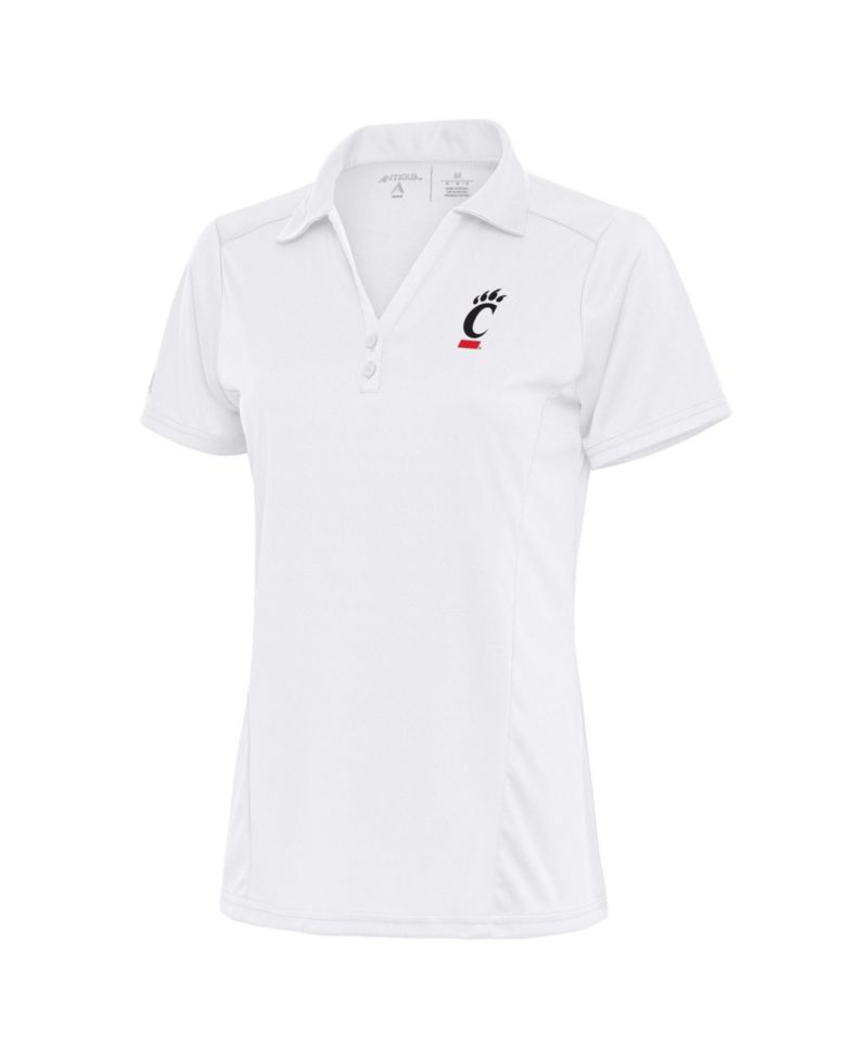 Women's White Cincinnati Bearcats Tribute Polo Shirt