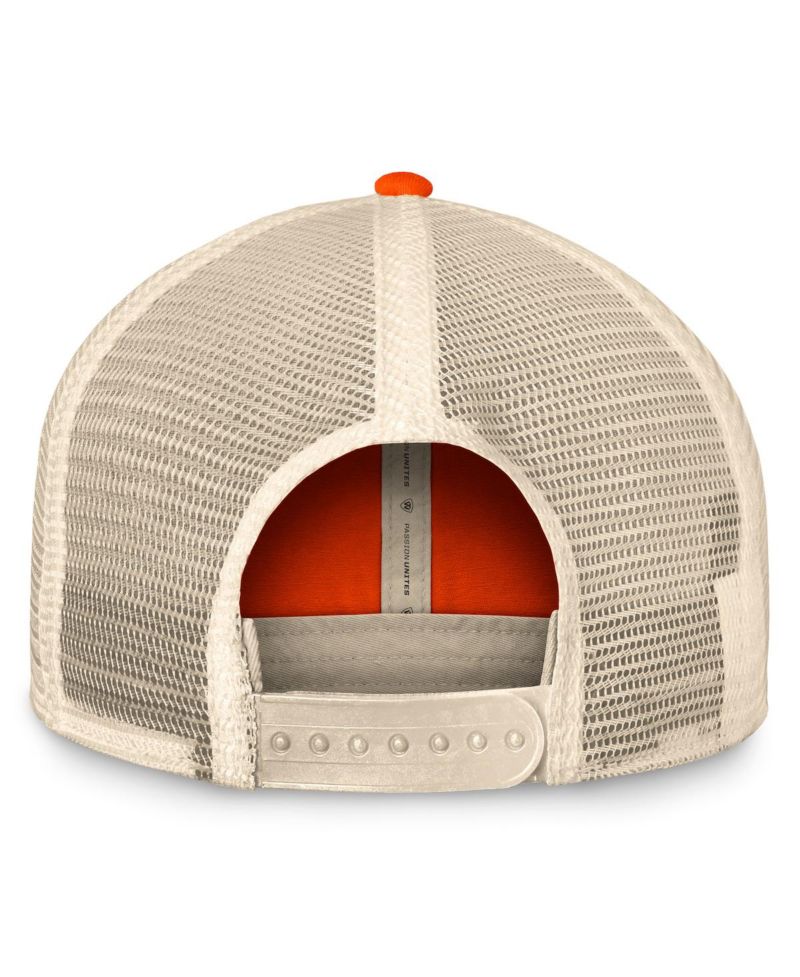 Men's Orange Clemson Tigers Heritage Waylon Trucker Adjustable Hat