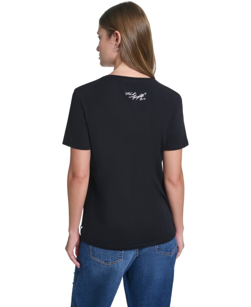 Women's Fashion Girl Graphic Logo T-Shirt