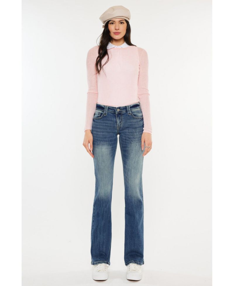 Juniors' Jewel Low-Rise Bootcut Jeans