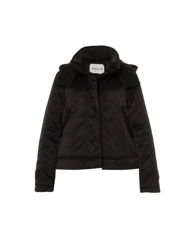 Women's Convertiable satin down coat
