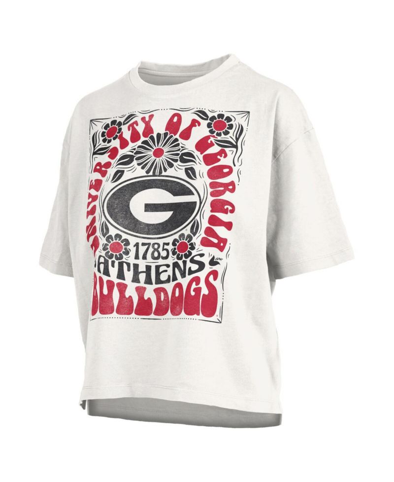 Women's White Georgia Bulldogs Harmony Oversized T-Shirt
