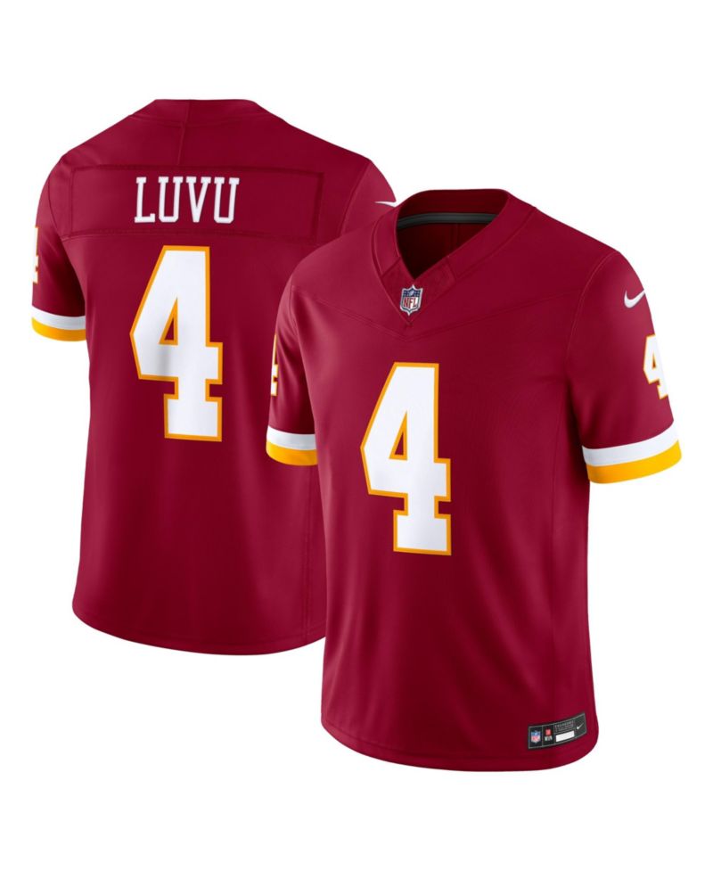 Men's Frankie Luvu Burgundy Washington Commanders Vapor F.U.S.E. Stitched Limited Jersey