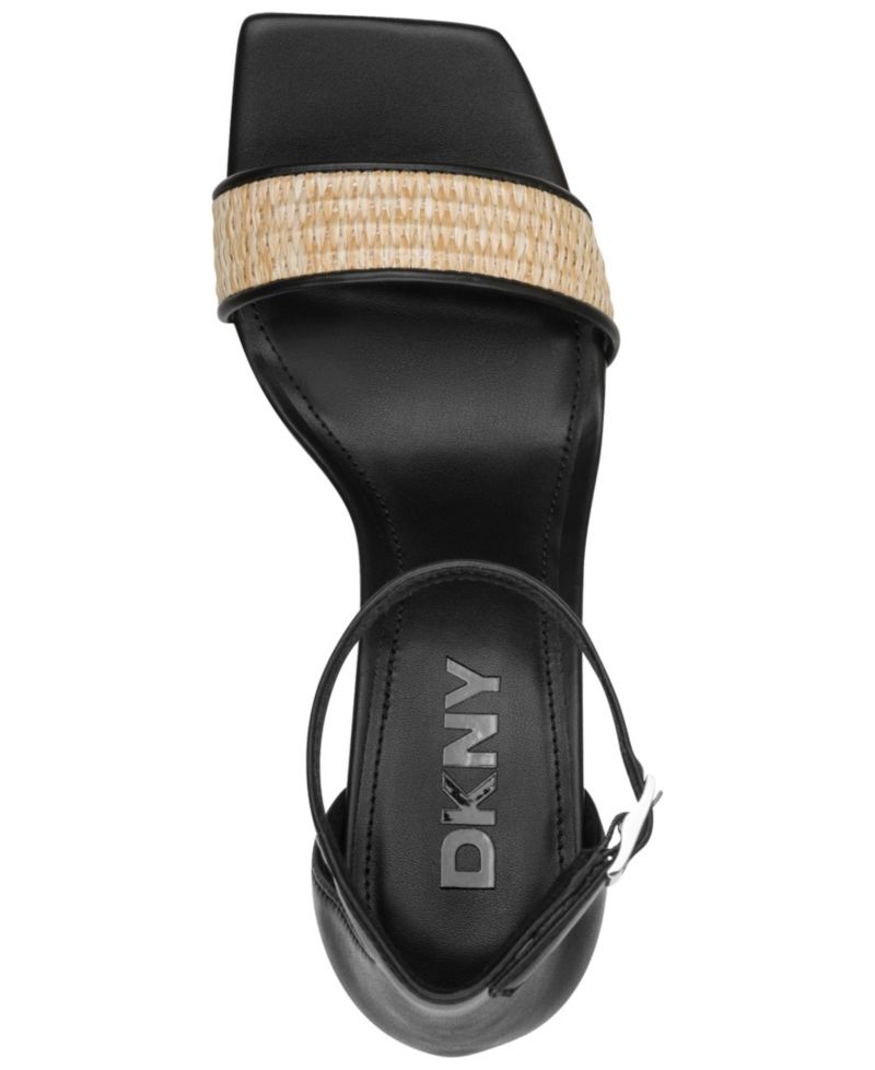 Women's Krazz Raffia Ankle Strap Sandals