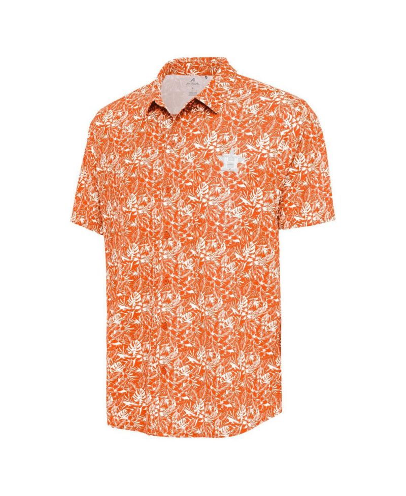 Men's Orange Houston Astros Resort Button-Up Shirt