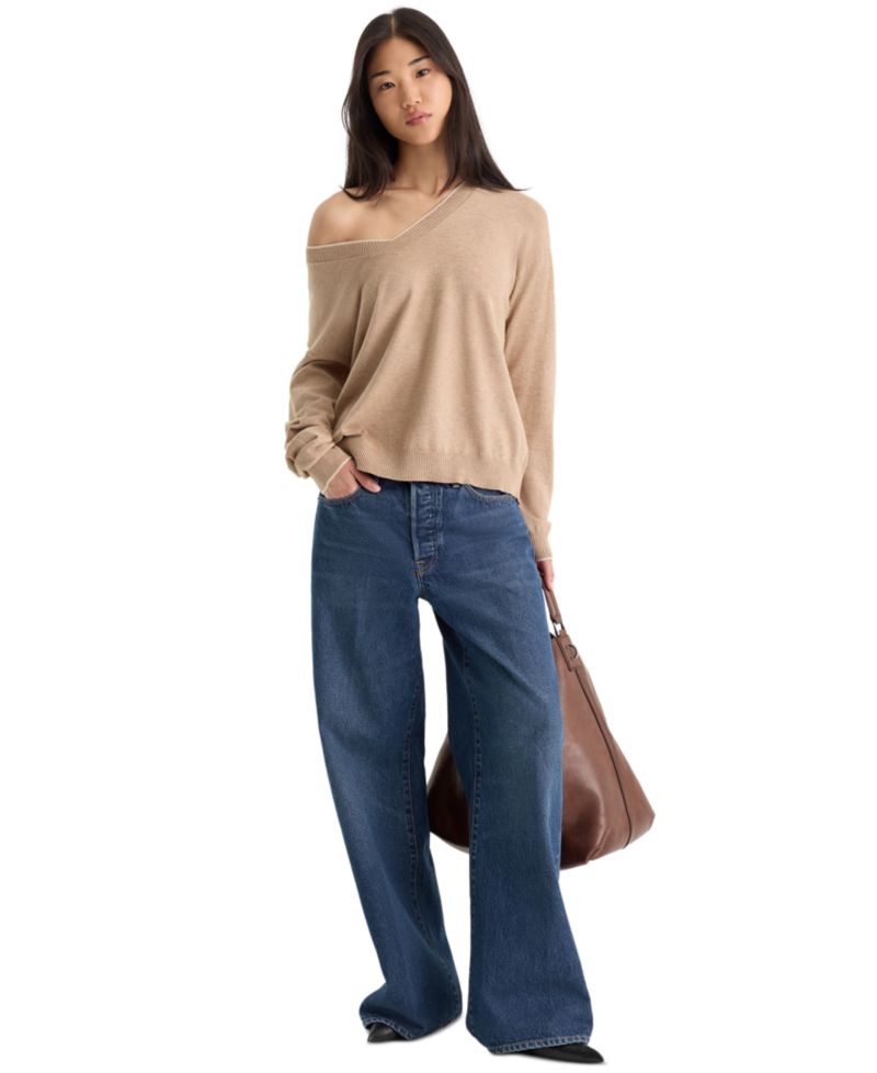 Women's Cozy V-Neck Pull-On Sweater