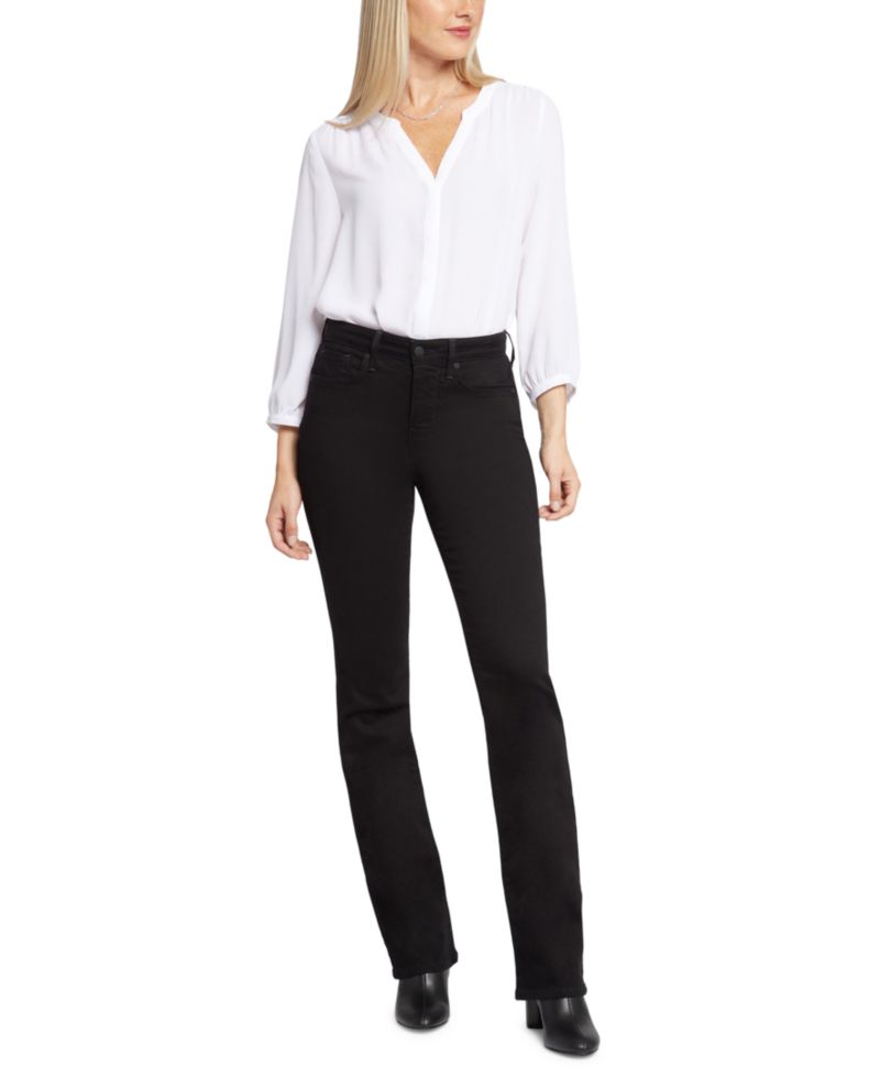 Petite Barbara Mid-Rise Bootcut Jeans