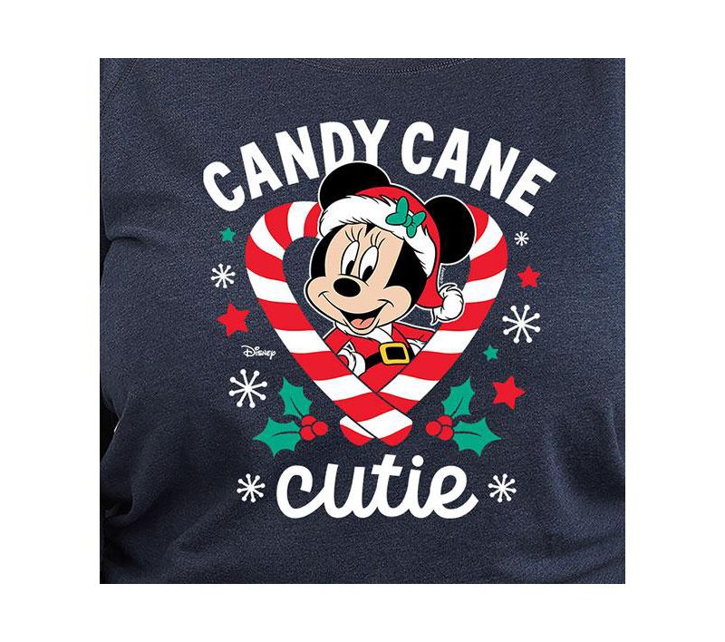Plus Size Disney Candy Cane Graphic Pullover T-shirt