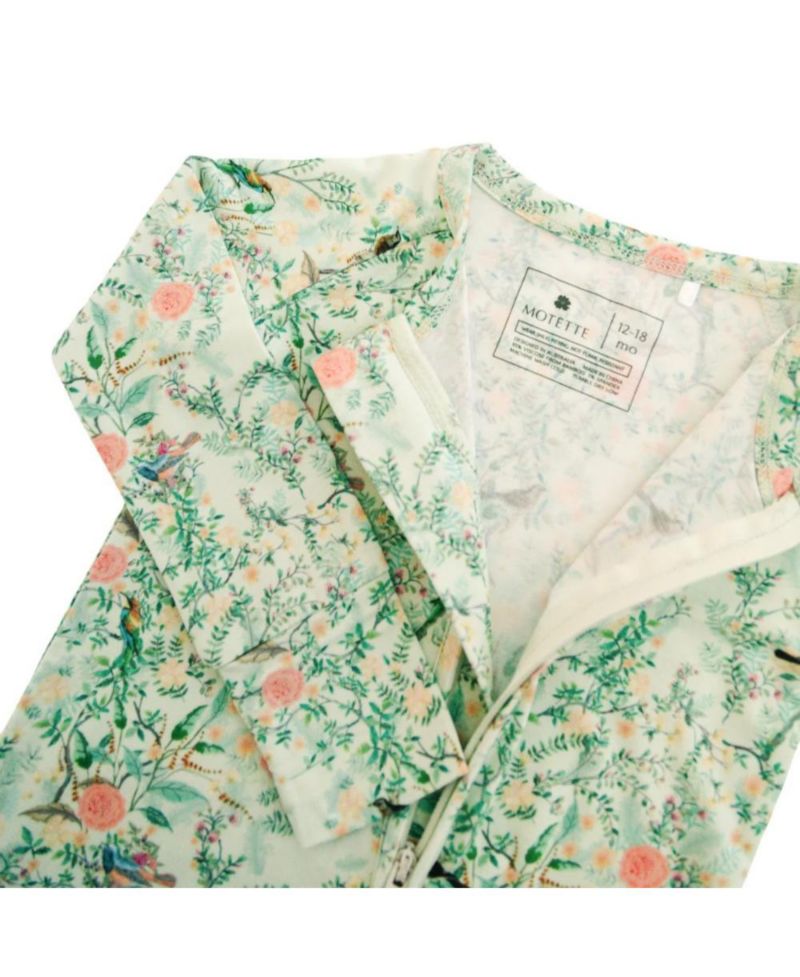 Baby Girls Sage Blossom Bamboo Sleeper