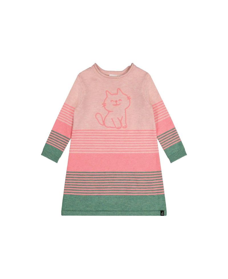 Baby Girls (12M-24M) Knitted Stripe Dress